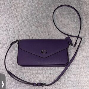 Coach Purple Shoulder Bag
